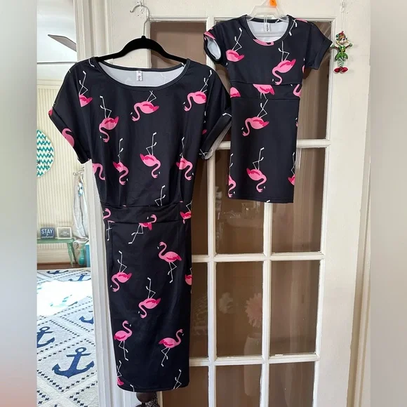 Amazon | Dresses | Amazon Flamingo Mother Daughter Dress | Poshmark